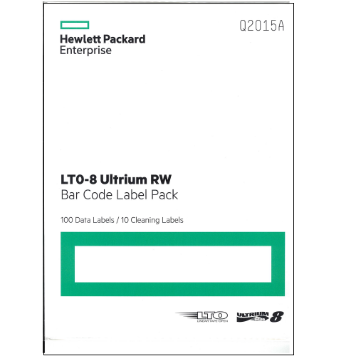 HP LTO8 Ultrium Bar Code Label Pack Q2015A HP 라벨팩