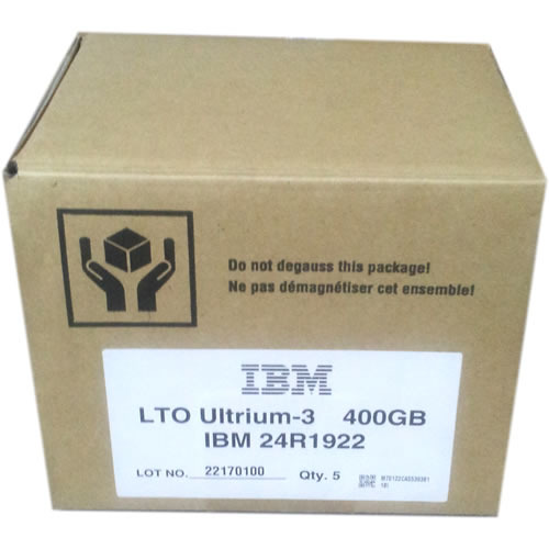 IBM LTO3-5pack TAPE(24R1922,400GB/800GB 5pack 라벨포함)