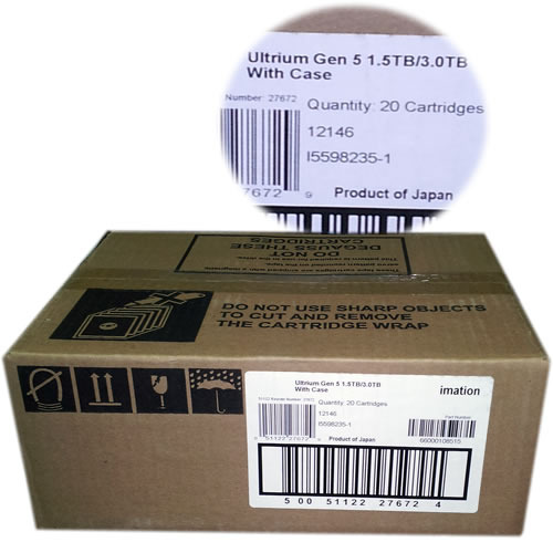 imation LTO5-20pack Tape 1.5TB/3.0TB GEN5 R/W, With LTO5 Label(스토리지미디어,백업테이프)