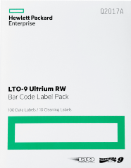 LTO9 HP Q2017A Ultrium Bar Code Label Pack  (HP, IBM 호환용)