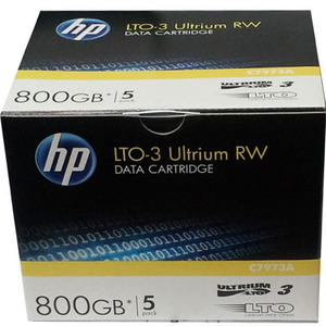 HP C7973A-5PK 400/800GB W/L (LTO3-5PK)