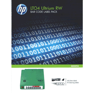 HP LTO4 Ultrium Bar Code Label Pack Q2009A HP LTO 라벨
