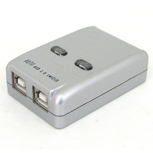 [U2410] USB 공유기 2:1 - 수동 스위치 및 프로그램 전환 방식 (SComs)