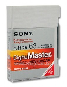 SONY 6mm 디지털마스터 HDV 63분 