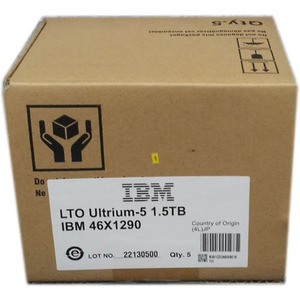 IBM정품 LTO5-5PK 1.5TB/3.0TB 46X1290, With Label 3589-010